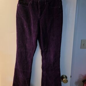 Ralph Lauren Purple Corduroy Flare Pants